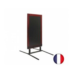 Interface Plv - Panneau trottoir sur ressorts dimensions 128 x 65 cm cadre bois couleur acajou