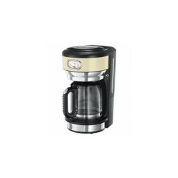 Cafetière crème rétro vintage avec carafe en verre 21702-56 Russel Hobbs