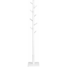 Vasagle Portemanteau, Portant à vêtements en Bois Massif, Support sur Pieds avec 8 Crochets, pour