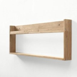 Decoclico - Porte-revues mural en chêne naturel fsc Mood - Legno chiaro
