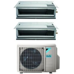 climatiseur daikin bluevolution dual split ducted inverter series fdxm-f9 9+9 avec 2mxm50m r-32