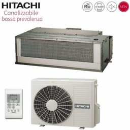 Climatiseur Hitachi inverter ducted low head 12000 btu rad-35rpe r-32 wi-fi optionnel avec commande