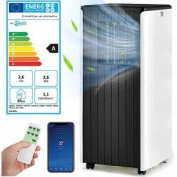 Climatiseur mobile Relax4life 9000BTU Blanc Classe A