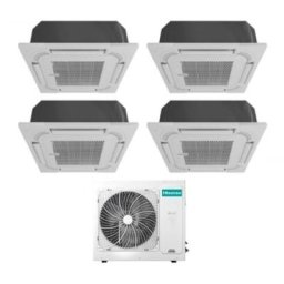 Quadri split cassette air conditioner 12+12+12 avec 4amw105u4raa r-32 12000+12000+12000 avec