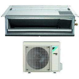 Daikin - bluevolution inverter air conditioner ducted ultraflat 9000 btu fdxm25f3/f9 r-32 wi-fi
