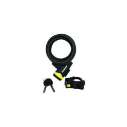 Michelin - Antivol cadenas spirale à clés 180 cm ø 10 mm + support