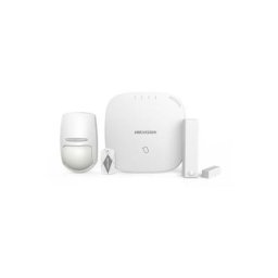 Hikvision - Kit d'alarme sans fil avec centrale, détecteurs et télécommande
