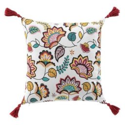 Housse de coussin 40x40 June coton - Blanc