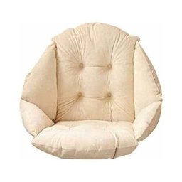 Erqvhqv - Coussin de Chaise avec Dossier siège Coquille Fauteuil Velours Douillet Elastique
