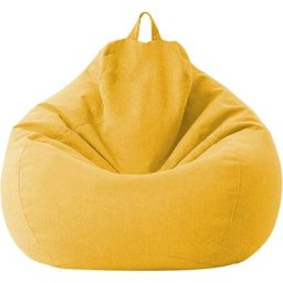 Housse de pouf poire pour adultes et enfants, sac de rangement inclinable pour intérieur (100×120