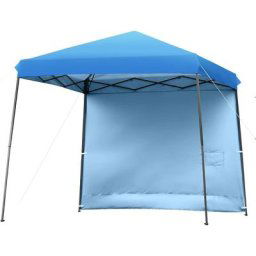 Tonnelle de Jardin 3x3m Pliable-Hauteur Réglable avec Parois Latérales Amovibles et Sac à Dos à