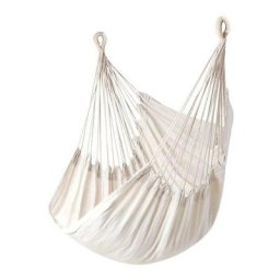 BSR - Balançoire pour dortoir intérieur Courtyard en toile pour enfants adultes (blanc)