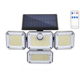 Lampe solaire, extérieur, projecteur solaire, étanche IP65, pour jardin, garage, rue, terrasse,
