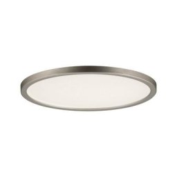 Paulmann - Kit pan enc Areo rd grad IP44 1x12W 3000K 230V 180mm Nic dépoli/Synt