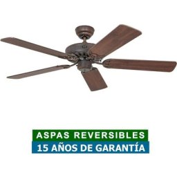 Ventilateur de plafond Casafan 513213 classic royal 132cm noyer ou osier/brun
