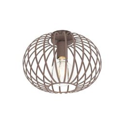 Johanna - Plafonnier Design - 1 lumière - ø 30 cm - Brun rouille - Design - Éclairage intérieur
