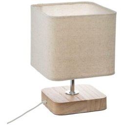 Atmosphera - Lampe à Poser Bois h. 21 cm créateur d'intérieur - Beige