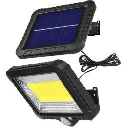 Maclean - MCE438 projecteur led - avec détecteur de mouvement - lampe solaire - IP44 - 5 w - 400 lm