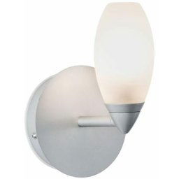 Paulmann - Applique Carina IP44 max. 28W G9 Chrome mat/Satin 230V Métal/Verre