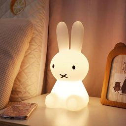Veilleuse à led, jouet d'éclairage pour enfants décoration de chambre en lapin veilleuse colorée,
