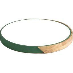 Plafonnier led, 18W 3 températures de couleur, plafonniers de chambre à coucher en bois plafonnier