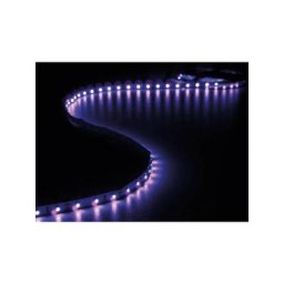 Kit ruban à led flexible avec alimentation - ultraviolet - 300 LED - 5 m - 12 VCC - sans revêtement