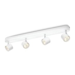 Philips - Plafondspot Star Blanc 4x3W - Blanc