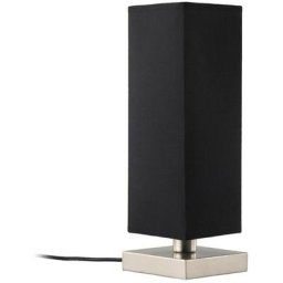 Lindby - Lampe à poser 'Martje' en métal pour salon & salle à manger - noir, nickel satiné