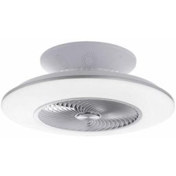 Ventilateur de plafond led avec télécommande, plafonnier, dimmable, lampe lumière du jour,