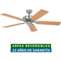 Ventilateur de plafond Casafan 513214 classic royal 132cm hêtre ou plage/chrome