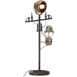 Lampadaire avec design de réparateur Fer Vidaxl Noir