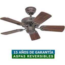 Ventilateur de plafond Casafan 507513 classic royal 75cm noyer ou osier/brun