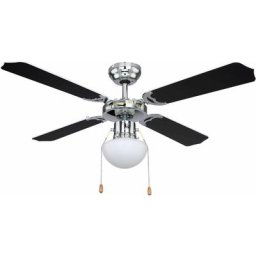 Ventilateur de plafond Champion Blanc / Noir 106 cm