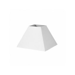 Fabrilamp - Piramide Mezzo Abat-jour E27 Blanc 40dx18dx28h Popeline Tissu