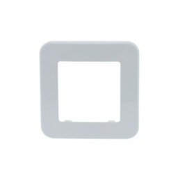 Barcelona Led - Cadre simple interrupteur/prise encastrable Blanc - Blanc