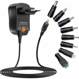12W Adaptateur Secteur Universel ac à dc 3V 4.5V 5V 6V 7.5V 9V 12V 1A Transformateur d'alimentation