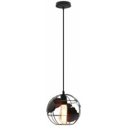 Lustre Suspension Luminaire Industrielle Plafonnier Rétro en Métal Abat-jour de la Terre E27 pour