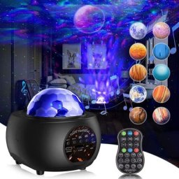 Blue Dream - Projecteur d'étoiles, projecteur d'étoiles 32 modes 10 planètes, veilleuse