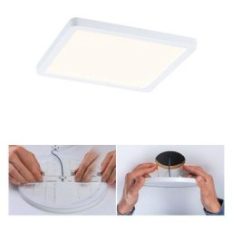 Paulmann - Panneau enc areo VariFit IP44 13W 3000K 175x175mm Blanc syn