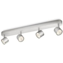 Spot De Plafond Philips Star Alu 4x3W - Aluminium