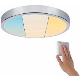 Panneau de led blanc Aviar IP44 Commutateur environ 360 24W 2700K chrome 789,27
