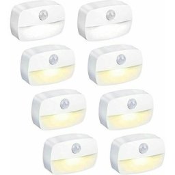 Veilleuse led avec détecteur de mouvement, [8 pièces] Lampe de nuit pour enfant, on/off, éclairage