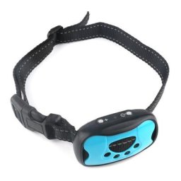Collier Anti-aboiement pour Chiens Rechargeable, Bleu Collier Dressage pour Petit Moyen Grand