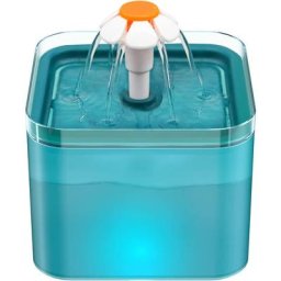 Blue Dream - Fontaine a Eau Chat , Distributeur Eau pour Chat Ultra Silencieux, Distributeur Eau