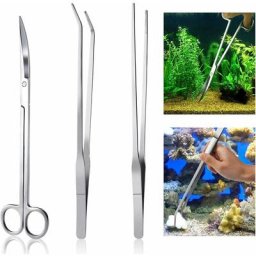 Aquarium Kit outil accessoires inox Aquarium réservoir eau plante pinces ciseaux outils Set poisson
