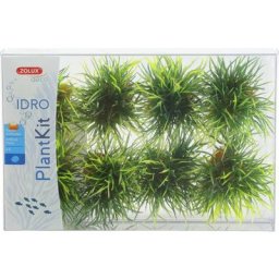 8 petits buissons. déco plant kit idro . hauteur 3 cm. ø 3.5 cm environ. Zolux Vert