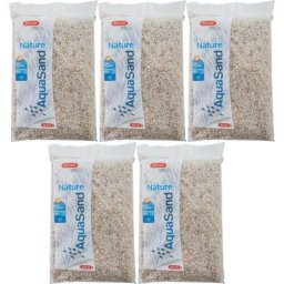 Sol décoratif Aquasand naturel quartz blanc 1kg (Lot de 5)