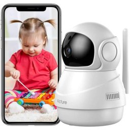 Babyphone hd 1080P SC210 Caméra de Sécurité Domestique WiFi 2,4 g avec Détection de Mouvement et du
