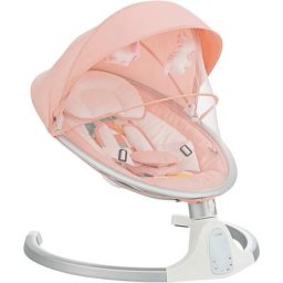 Balancelle Bébé Electrique Programmable 5 Modes d'Angle 5 Vitesses 10 Chansons Bluetooth