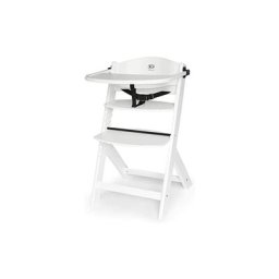 Kinderkraft - enock Chaise haute en bois pour bébé, chaise haute évolutive, ergonomique, réglable,